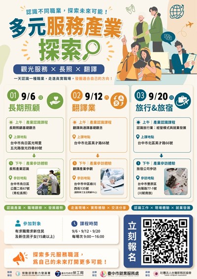 「多元服務產業探索」產業鏈工作坊工作坊